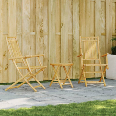 Bayou Breeze 3 Piece Bistro Set Bamboo