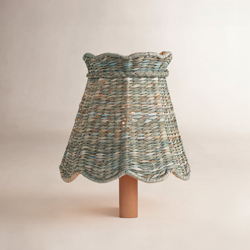 Abat-jour de chandelier Annabelle, Bleu sarcelle