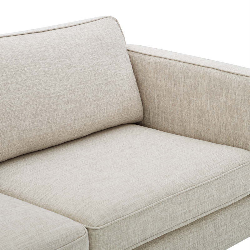 Kaiya Fabric Sofa, Beige Polyester Blend