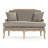 Emelie Upholstered 49 " Linen Settee-24489443
