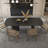 Black Rectangular Solid Wood Dining Table-1246481748-1246481744