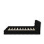 Grand lit plateforme tapissier-430992530