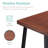 Hialeah Rectangular Acacia Solid Wood Outdoor Dining Table , 69 " W 32.25 " D-1308320830