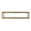 Console étroite en métal avec tablettes en verre - doré | Idée de cadeau-502933919