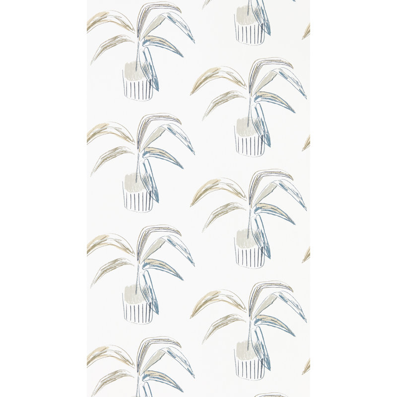 10.05m x 52cm Matte Wallpaper Roll, Putty/Slate