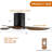 Kyale 40'' Ceiling Fan with LED Lights