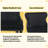  Modern Velvet Upholstered Bar Stools Counter Height Barstools Set of 4-1809326431