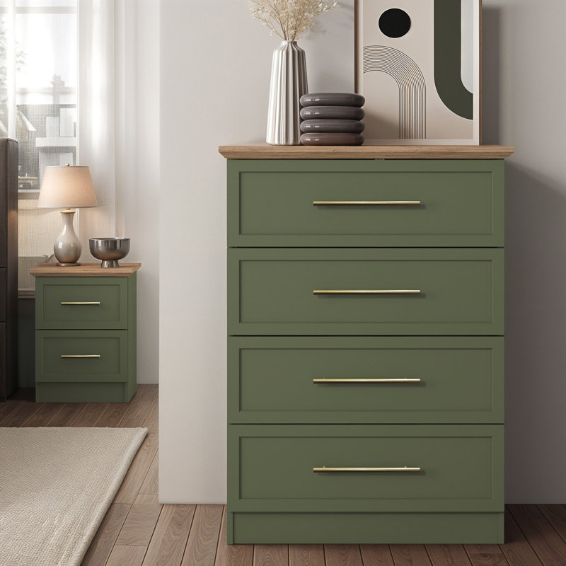 Cleverton Storage Duo Bedroom Set,  Kale Green