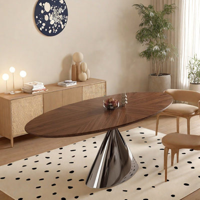 Minimalist Design Oval Creative Modeling Table