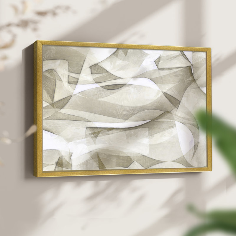 Mindfulness I - Reproduction encadrée - Restickable, H 16 po x l 20 po