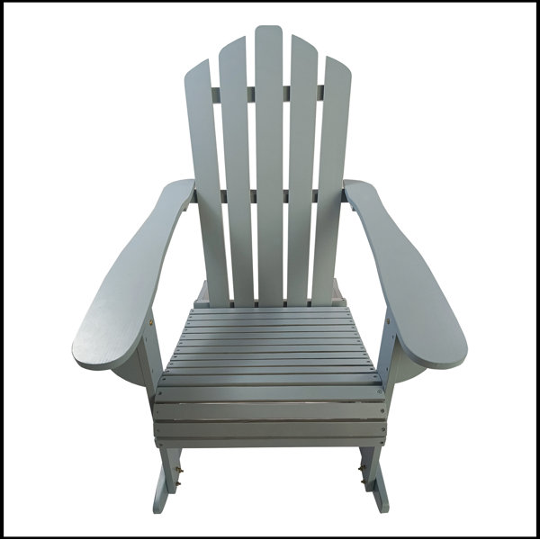 Highland Dunes Apollo Solid Wood Rocking Chair 