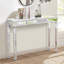 Console à miroir noir avec 4 pieds-1936148715