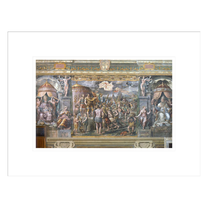 «Constantin's Vision of the Cross» par Raphael, impression giclée encadrée, H 12,87 po x l 16,75 po
