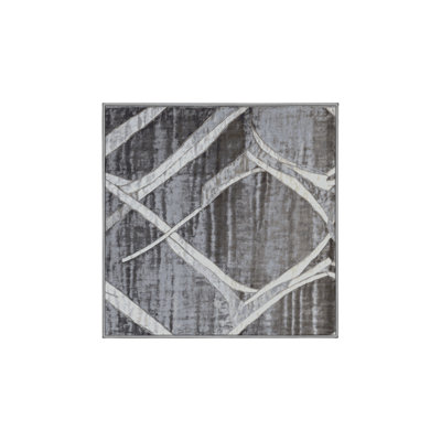 Machine Washable Gray Area Rug