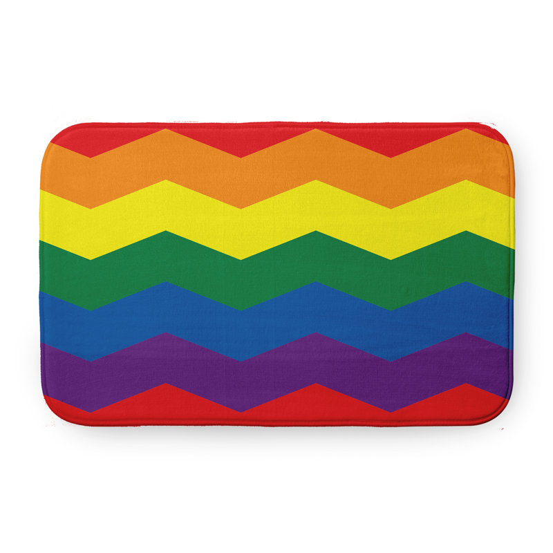 Tapis de bain Ailana, Arc-en-ciel