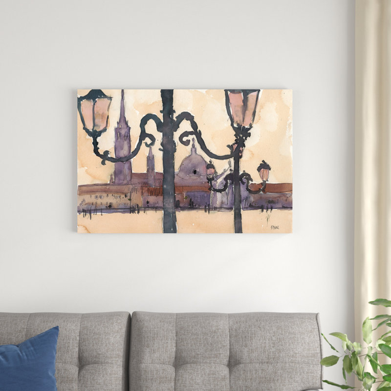 Aquarelles de Venise, H 24 po x l 36 po x P 1,25 po