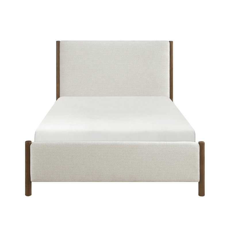 Grand lit plateforme tapissier Julian, Grand