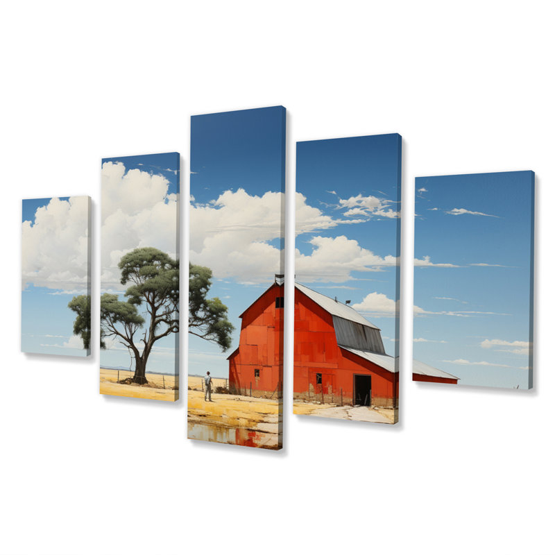 Tessie - Barns Wall Decor - 5 Panels