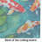 Koi Fish Glass Cutting Board Large