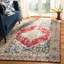 Tapis ivoire / rouge Hertzler-31131447