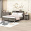 Ensemble de chambre à coucher, lit plateforme avec tête de lit, table de chevet et commode 3 pièces Kuehne-997863584-997863585