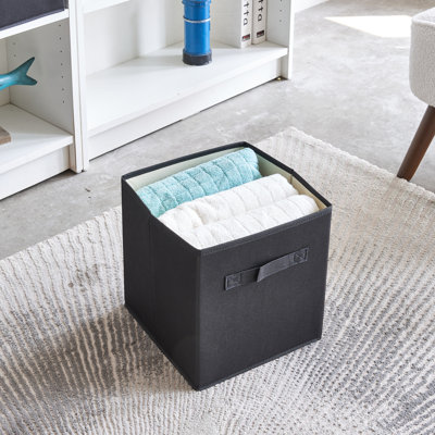 Ensemble de 6 boîtes en tissu