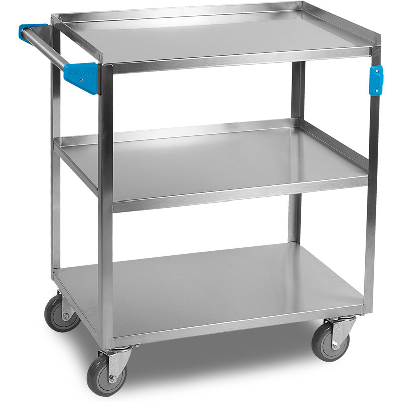 Chariot utilitaire 3 tablettes, H 34 po x l 18 po x P 27 po