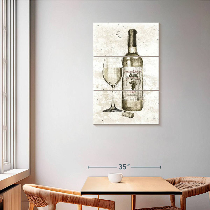 Yarlin Pencil Wine II, 57" H x 36" W
