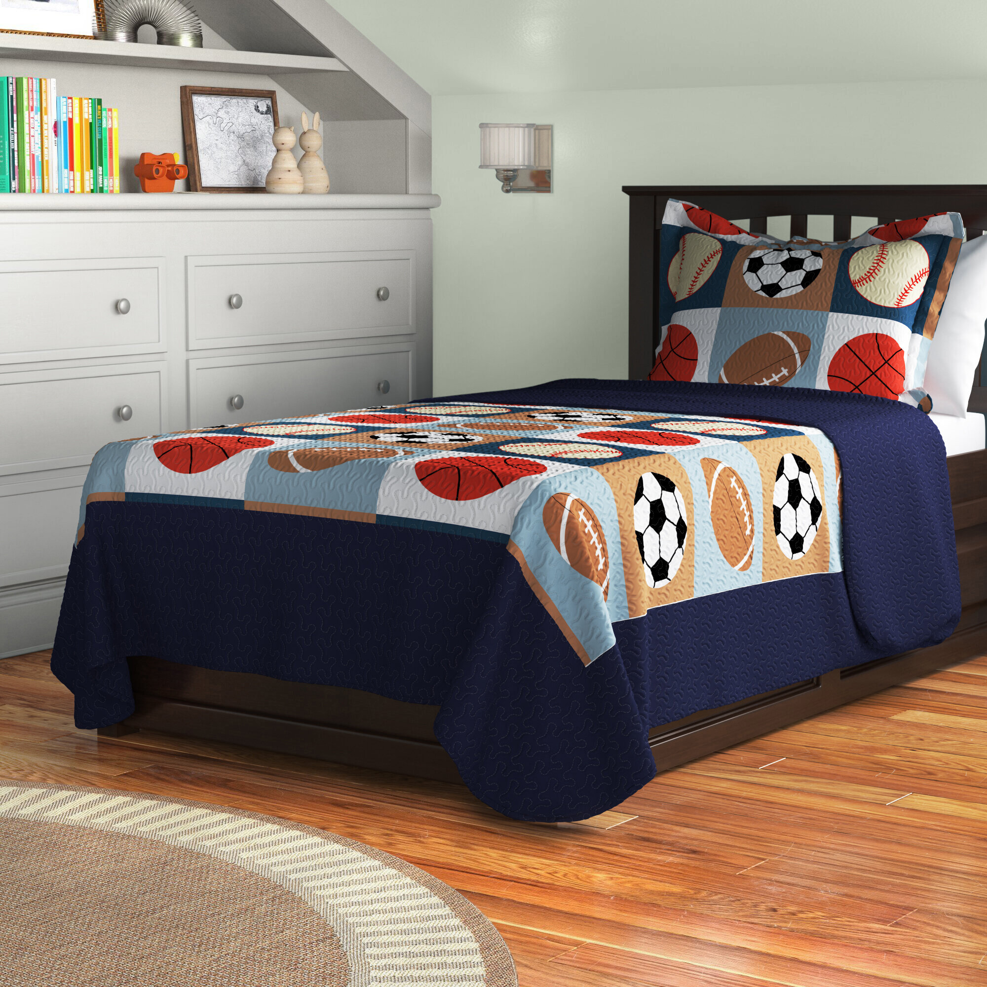 Boys sports clearance quilt