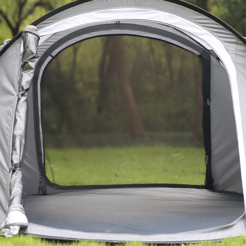Tente pour 2 personnes avec sac de transport Echosmile, Blanc / gris