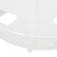 Grande table en fer blanc - motif élégant, côté moderne sans assemblage dans un cadre thermolaqué,