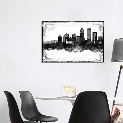 Louisville Skylines - Wrapped Canvas Painting