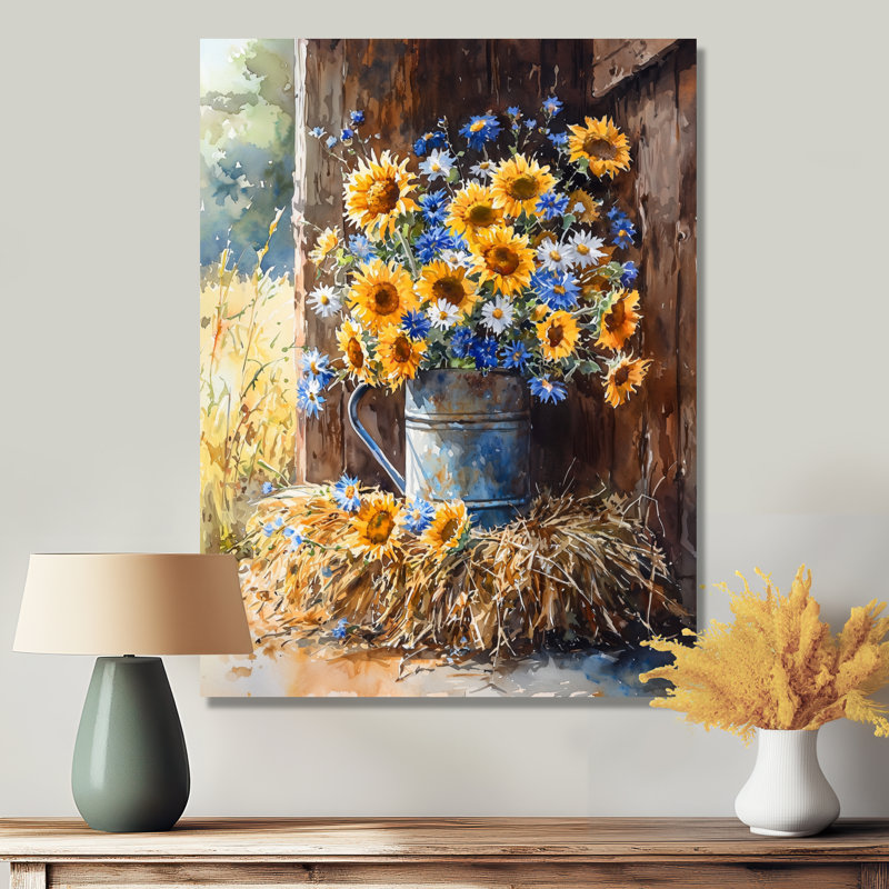 Donda - Floral Wall Art, Toile tendue, Ne s’applique pas, H 20 po x l 12 po
