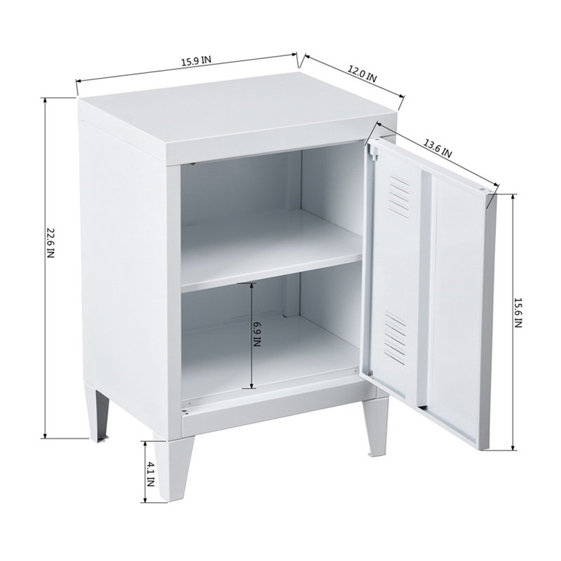 Metal 1 - Tier 15.75'' Home Locker