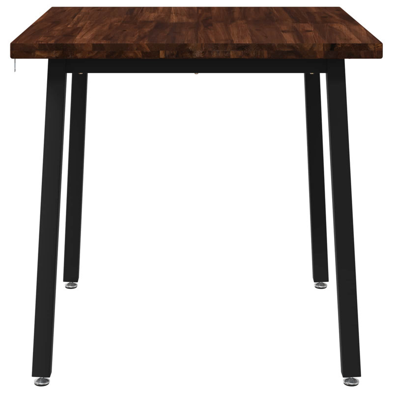 Acacia Dining Table, Dark Brown / Black