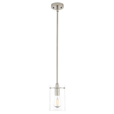 Luminaire suspendu cylindrique à 1 lumière Angelina