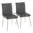Maxwell Faux Leather Swivel Dining Chair with Wood Seat Back-270621074