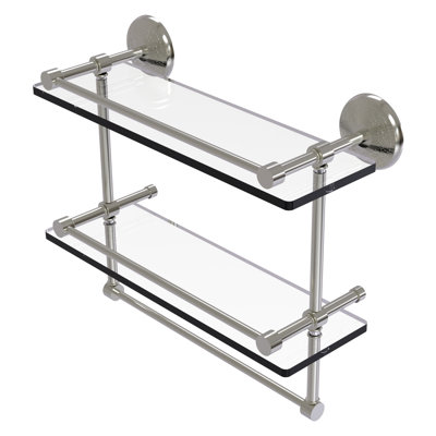 Tilney 2 Piece Tiered Shelf with Towel Bar