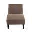 Chaise longue rembourrée incurvée pour le salon