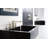 90 Degree Widespread Bathroom Faucet with Drain Assembly-41601745