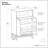 Banting 32"W Solid Hardwood Industrial Bar Cabinet with Wine Shelf, Stemware Rack, and Extra Storage