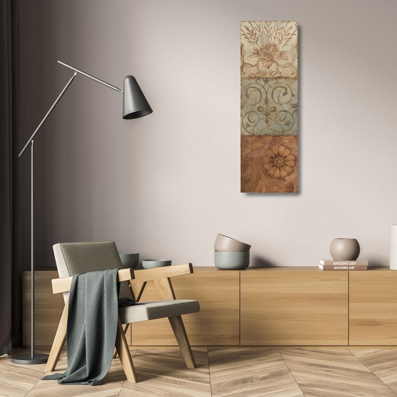 Lark Manor ™, œuvre d'art sur toile tendue de la galerie Lisa: Taupe Majesty I, H 24 po x l 11 po
