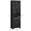 Armoire autoportante noire avec 2 armoires-2002219090