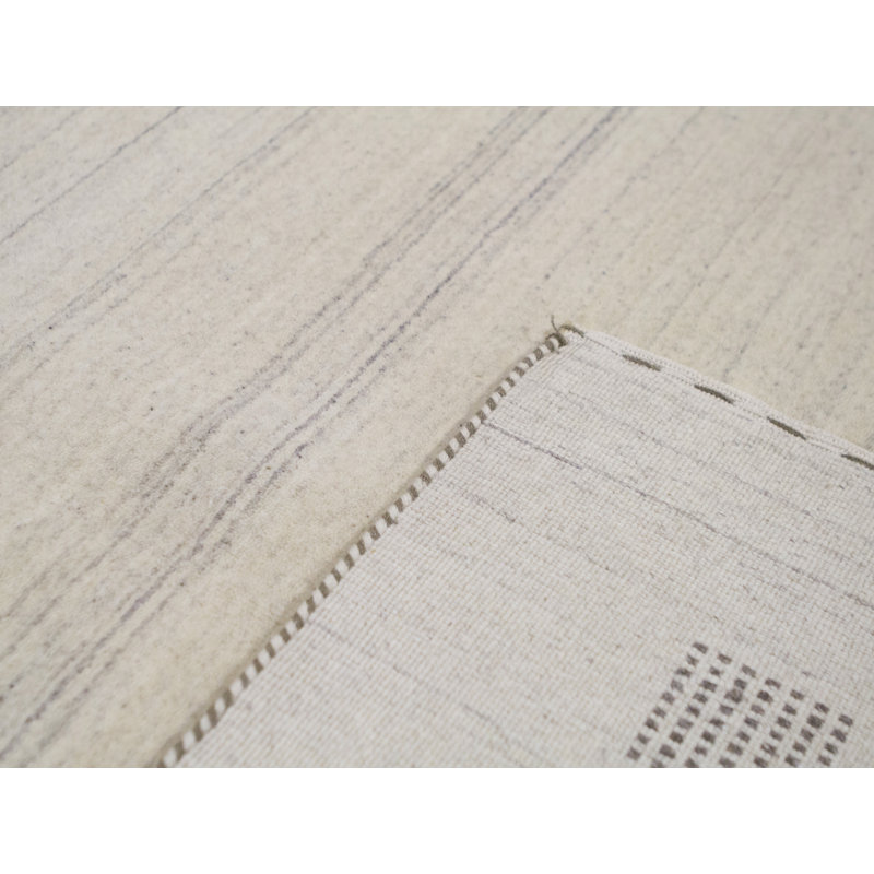Wool Area Rug in Beige