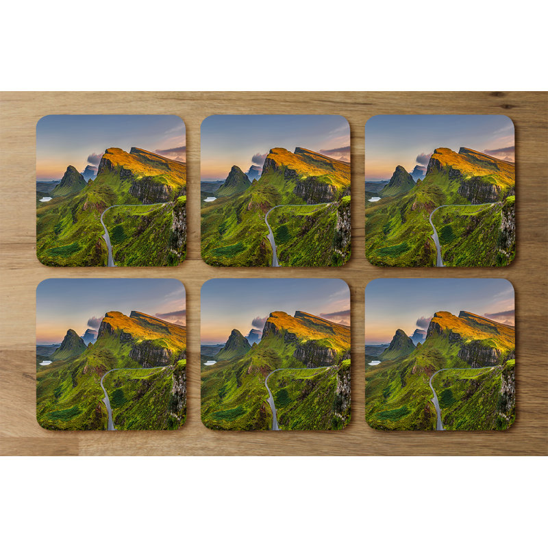 Square 6 Piece Coaster Set