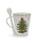 Spode Christmas Tree Polka Dot Mug & Spoon Set 14Oz
