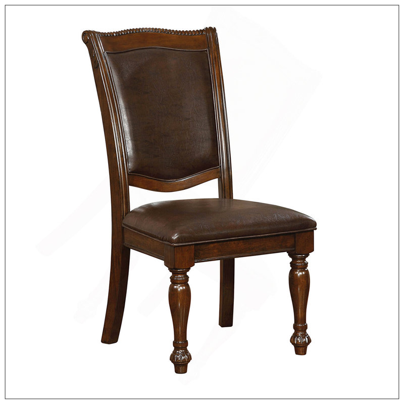Glorious Classic Traditional Chaises de salle à manger en bois de cerisier massif avec ensemble de chaises d'appoint 2 pièces