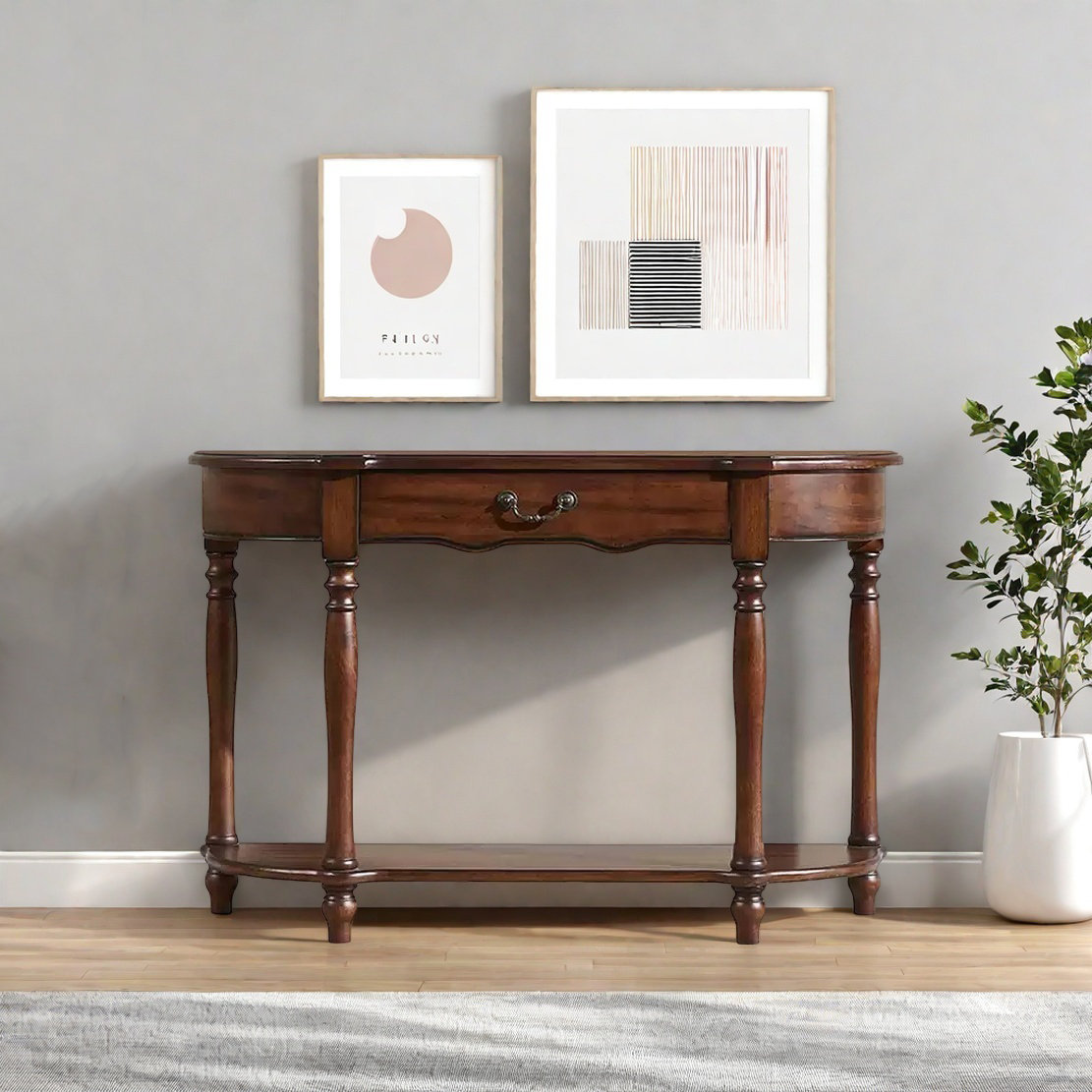 interanest Rural Retro Solid Wood Console Table | Wayfair