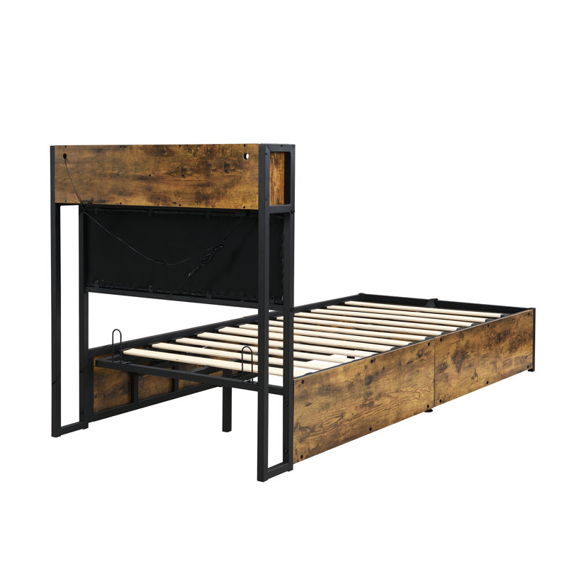 Ottoman Storage Bed, Single (3')