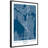 Seattle Map by Jake Goossen Framed Canvas Wall Art Print